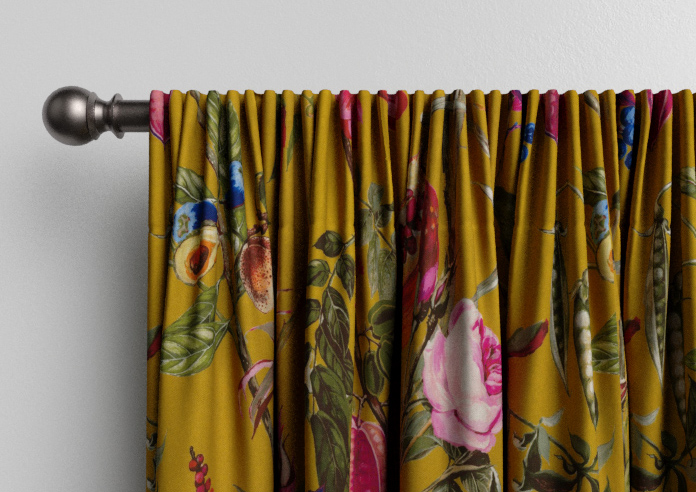 Kensington, Mustard - Made to Measure Curtains - Image 9
